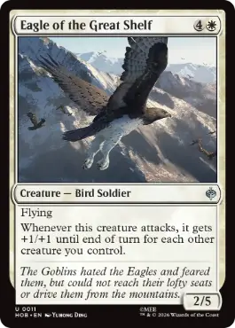 [011]【EN】【FOIL】大岩だなの大鷲/Eagle of the Great Shelf【HOB】[U][白]
