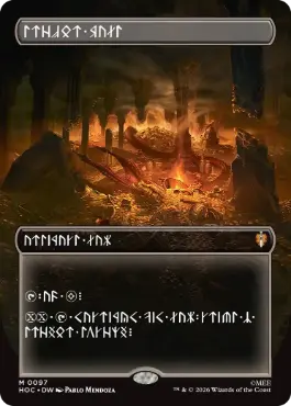 [097]【EN】【FOIL】■ドワーフ語■宝物庫【HOC】[M][土地]