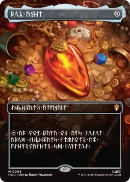 [096]【EN】【FOIL】■ドワーフ語■モックス・アンバー【HOC】[M][茶]