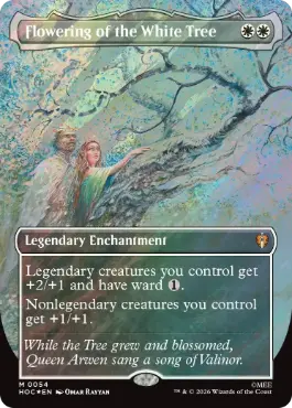 [054]【EN】【サージFOIL】■ボーダーレス■白の木に花開く【HOC】[M][白]