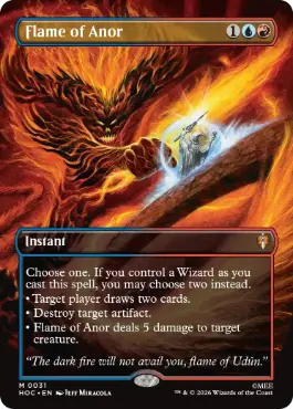 [031]【EN】【FOIL】■ボーダーレス■アノールの焔【HOC】[M][多色]