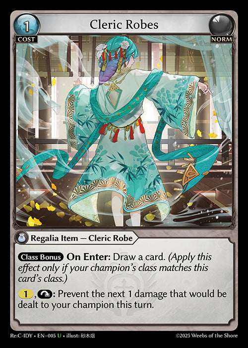 [005]【EN】Cleric Robes【ReCIDY】[U][Norm]