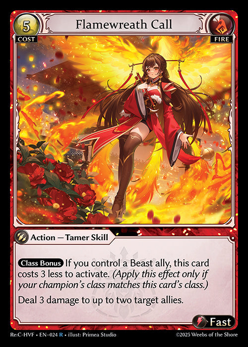 [024]【EN】Flamewreath Call【ReCHVF】[R][Fire]