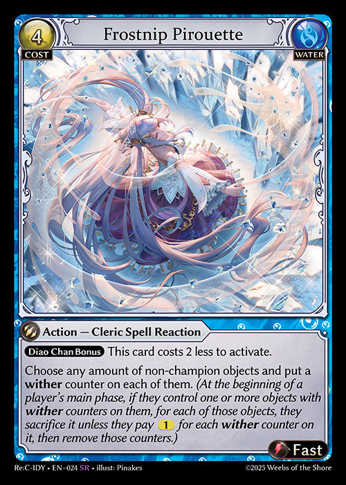 [024]【EN】Frostnip Pirouette【ReCIDY】[SR][Water]