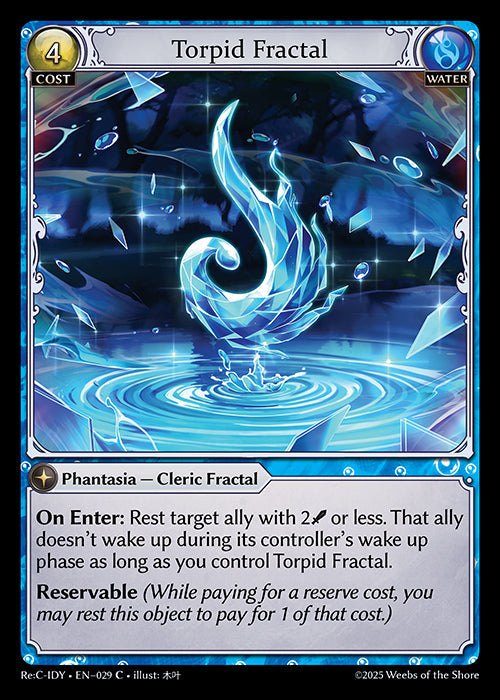 [029]【EN】Torpid Fractal【ReCIDY】[C][Water]