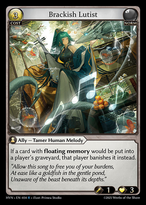 [034]【EN】【FOIL】Brackish Lutist【HVN】[R][Norm]