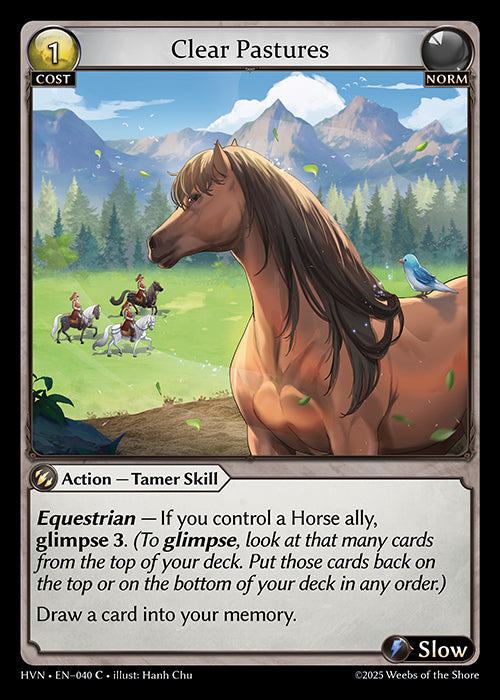 [040]【EN】Clear Pastures【HVN】[C][Norm]