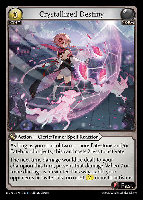 [042]【EN】【FOIL】Crystallized Destiny【HVN】[R][Norm]