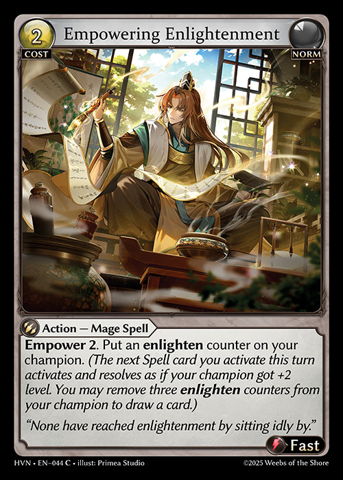 [044]【EN】【FOIL】Empowering Enlightenment【HVN】[C][Norm]