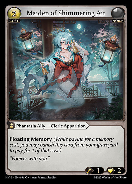 [056]【EN】【FOIL】Maiden of Shimmering Air【HVN】[C][Norm]