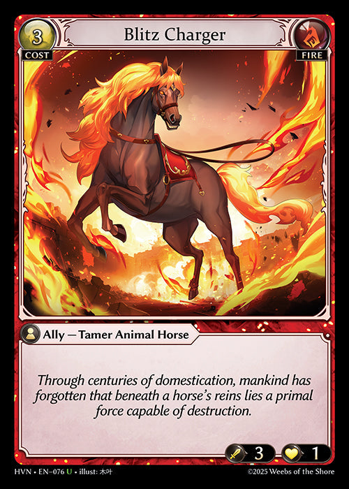[076]【EN】Blitz Charger【HVN】[U][Fire]