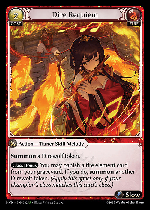 [082]【EN】Dire Requiem【HVN】[U][Fire]