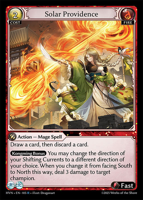 [105]【EN】【FOIL】Solar Providence【HVN】[R][Fire]