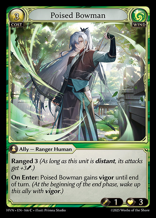 [166]【EN】Poised Bowman【HVN】[C][Wind]