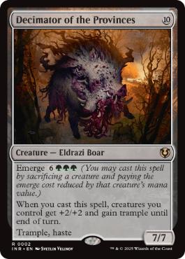 [002]【EN】【FOIL】州民を滅ぼすもの/Decimator of the Provinces【INR】[R][無]