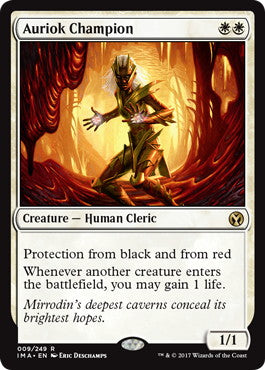 [009]【EN】オーリオックのチャンピオン/Auriok Champion【IMA】[R][白]