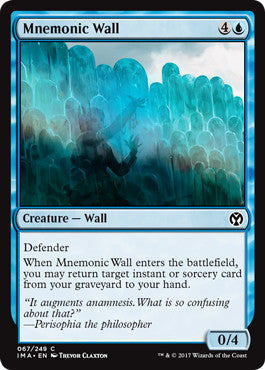 [067]【EN】記憶の壁/Mnemonic Wall【IMA】[C][青]
