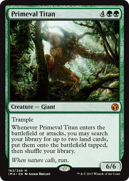 [183]【EN】原始のタイタン/Primeval Titan【IMA】[M][緑]