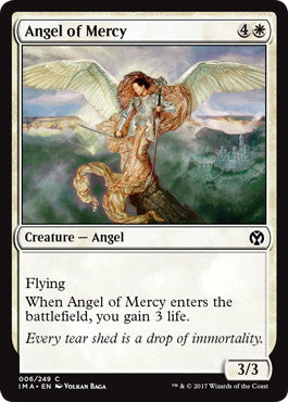 [006]【EN】【FOIL】慈悲の天使/Angel of Mercy【IMA】[C][白]