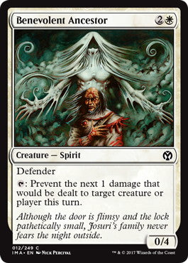 [012]【EN】【FOIL】尊い祖霊/Benevolent Ancestor【IMA】[C][白]