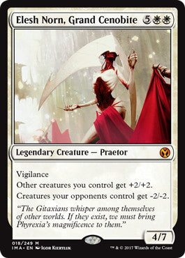 [018]【EN】【FOIL】大修道士、エリシュ・ノーン/Elesh Norn, Grand Cenobite【IMA】[M][白]
