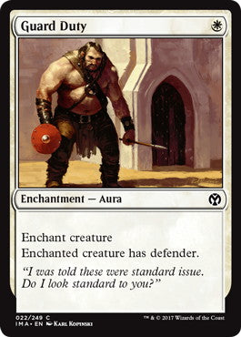 [022]【EN】【FOIL】護衛の任務/Guard Duty【IMA】[C][白]