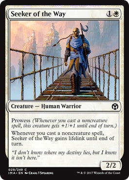 [029]【EN】【FOIL】道の探求者/Seeker of the Way【IMA】[C][白]