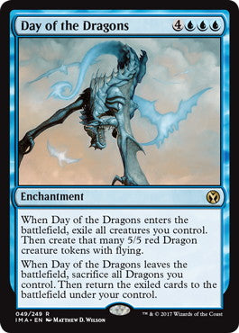 [049]【EN】【FOIL】ドラゴンの日/Day of the Dragons【IMA】[R][青]