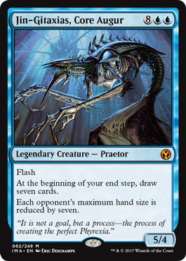 [062]【EN】【FOIL】核の占い師、ジン＝ギタクシアス/Jin-Gitaxias, Core Augur【IMA】[M][青]