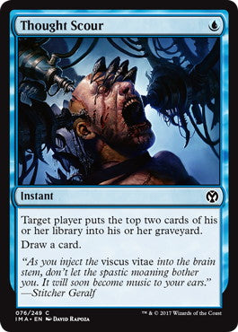 [076]【EN】【FOIL】思考掃き/Thought Scour【IMA】[C][青]