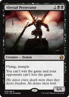 [078]【EN】【FOIL】深淵の迫害者/Abyssal Persecutor【IMA】[R][黒]
