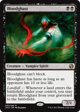 [082]【EN】【FOIL】恐血鬼/Bloodghast【IMA】[R][黒]