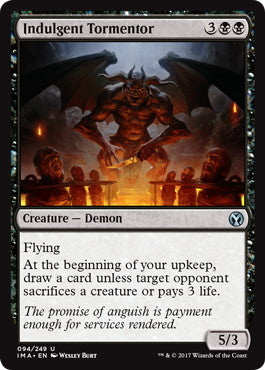 [094]【EN】【FOIL】寛大な拷問者/Indulgent Tormentor【IMA】[U][黒]