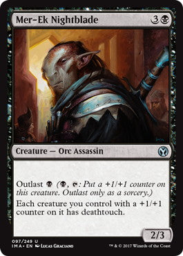 [097]【EN】【FOIL】マー＝エクの夜刃/Mer-Ek Nightblade【IMA】[U][黒]