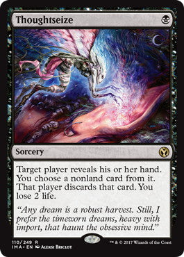 [110]【EN】【FOIL】思考囲い/Thoughtseize【IMA】[R][黒]