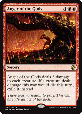 [116]【EN】【FOIL】神々の憤怒/Anger of the Gods【IMA】[R][赤]