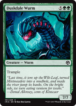 [161]【EN】【FOIL】夕暮れ谷のワーム/Duskdale Wurm【IMA】[C][緑]