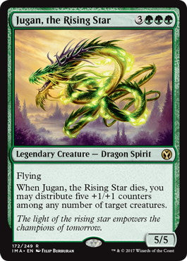 [172]【EN】【FOIL】昇る星、珠眼/Jugan, the Rising Star【IMA】[R][緑]