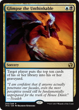 [195]【EN】【FOIL】不可思の一瞥/Glimpse the Unthinkable【IMA】[R][多色]