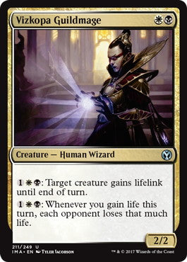 [202]【EN】【FOIL】ヴィズコーパのギルド魔道士/Vizkopa Guildmage【IMA】[U][多色]