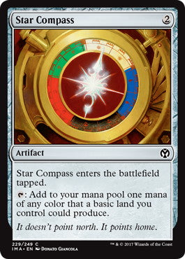 [229]【EN】【FOIL】星のコンパス/Star Compass【IMA】[C][茶]