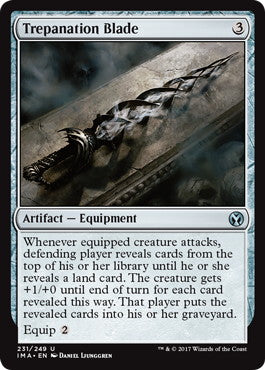 [231]【EN】【FOIL】穿孔の刃/Trepanation Blade【IMA】[U][茶]