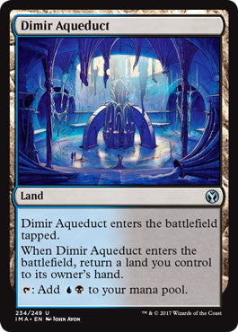 [234]【EN】【FOIL】ディミーアの水路/Dimir Aqueduct【IMA】[U][土地]