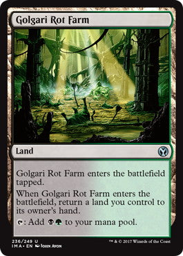 [236]【EN】【FOIL】ゴルガリの腐敗農場/Golgari Rot Farm【IMA】[U][土地]