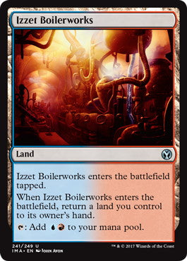 [241]【EN】【FOIL】イゼットの煮沸場/Izzet Boilerworks【IMA】[U][土地]