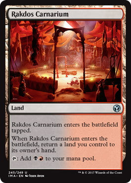 [245]【EN】【FOIL】ラクドスの肉儀場/Rakdos Carnarium【IMA】[U][土地]
