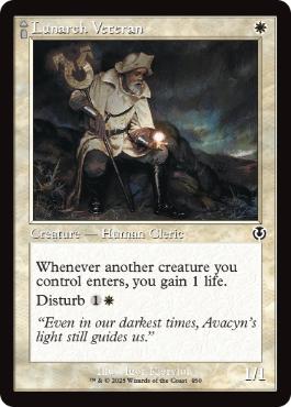 [450]【EN】■旧枠■月皇の古参兵/Lunarch Veteran【INR】[C][白]