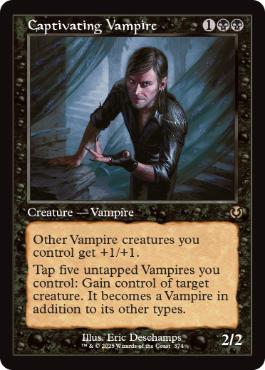 [374]【EN】■旧枠■蠱惑的な吸血鬼/Captivating Vampire【INR】[R][黒]