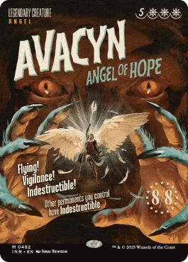 [482]【EN】【FOIL】■ボーダーレス■希望の天使アヴァシン/Avacyn, Angel of Hope【INR】[M][白]
