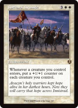 [337]【EN】【FOIL】■旧枠■聖戦士の進軍/Cathars' Crusade【INR】[R][白]